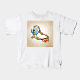 Fashion Bird - Necklace Kids T-Shirt